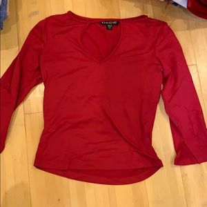 Red BeBe long sleeve
